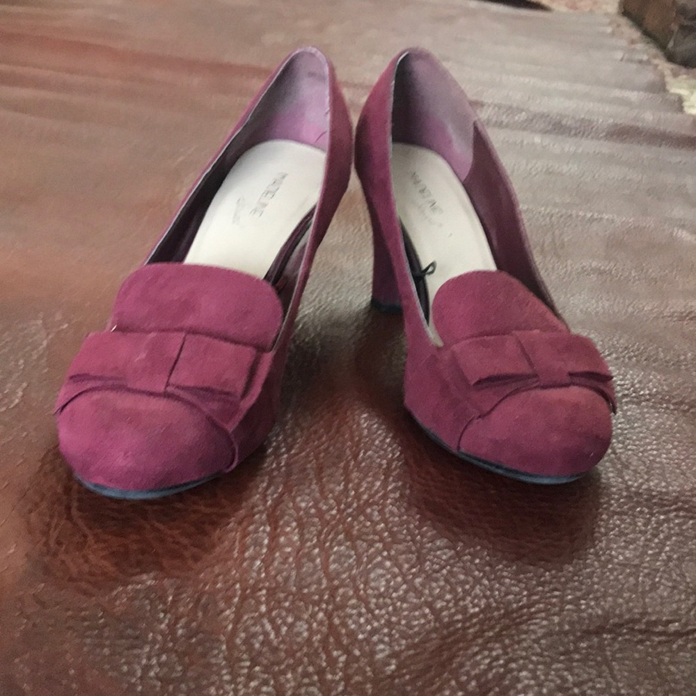 Maroon Mary Janes